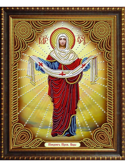 Divine Theotokos Vladimirskaya Diamond Painting Experience Kit