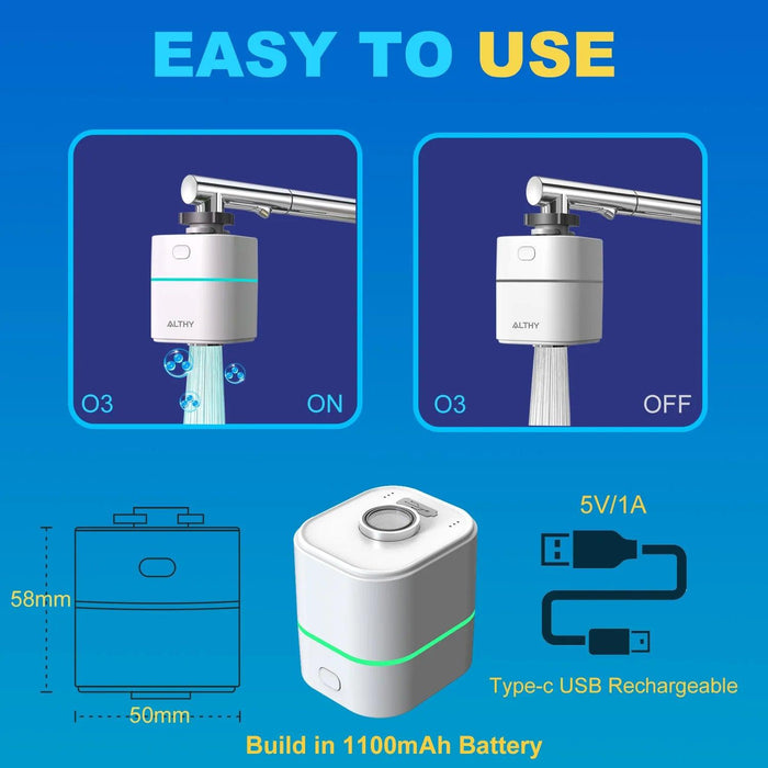 Ozone Water Purification System for Optimal Hygiene and Multi-Purpose Cleaning