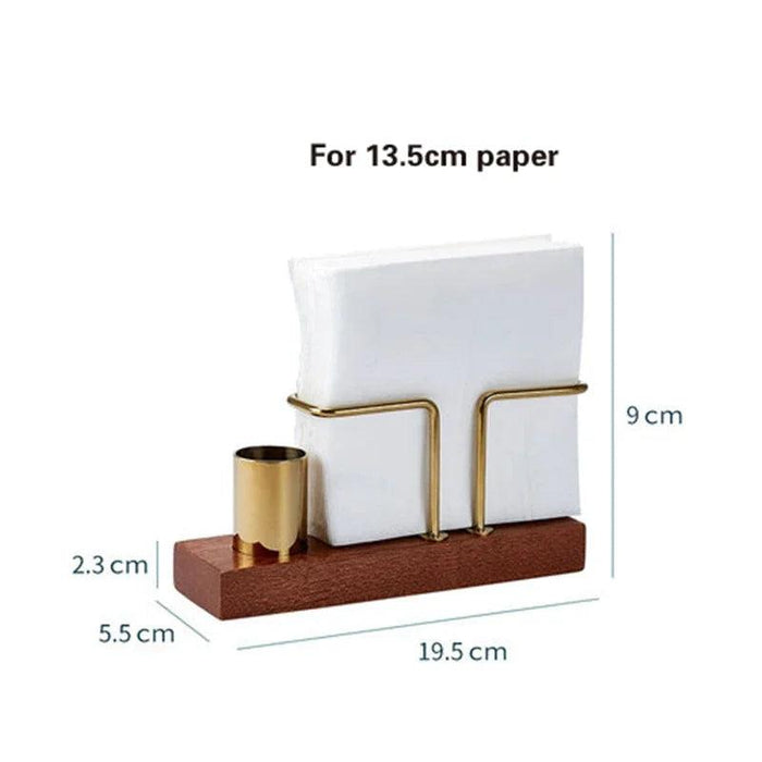 Chic Wooden Tissue Dispenser Set: Enhance Your Dining Atmosphere