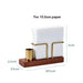 Chic Wooden Tissue Dispenser Set: Enhance Your Dining Atmosphere