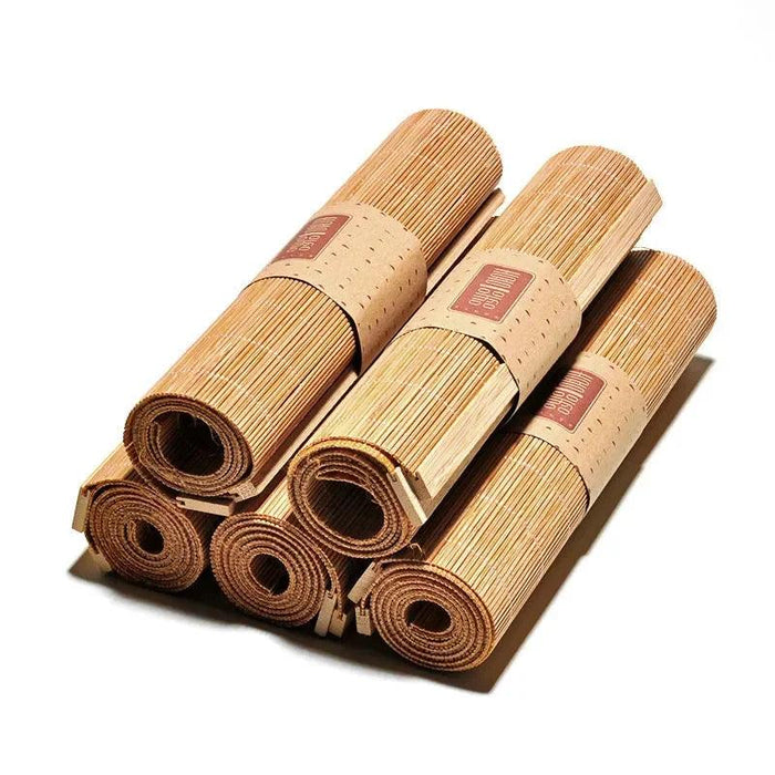 Japanese Zen Bamboo Weave Accessory Set of Five