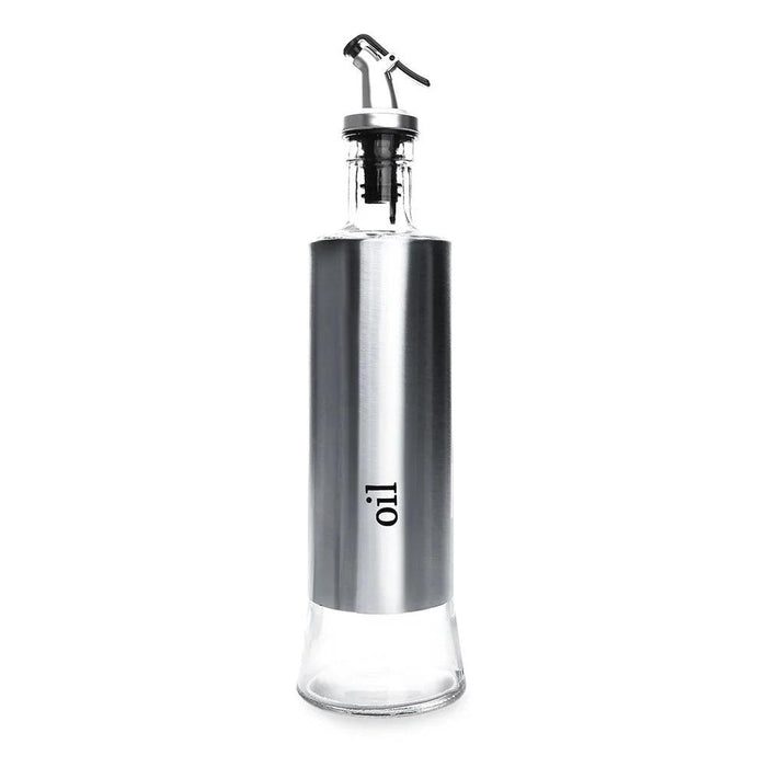 Chic Stainless Steel Oil Dispensing and Spice Jar Ensemble - Transform Your Cooking Journey