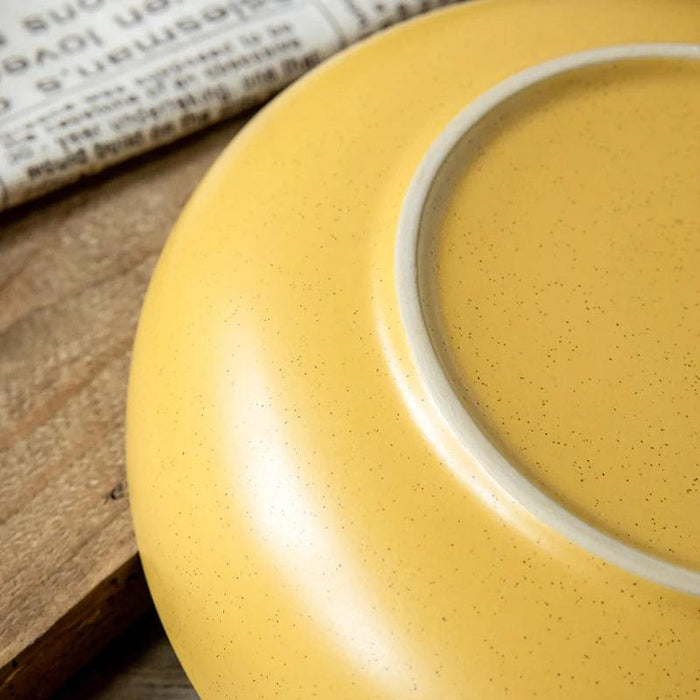 Elegant 8-Inch Porcelain Dinner Plate for Gourmet Steak, Soup, and Salad - Dishwasher and Microwave Safe for Upscale Dining