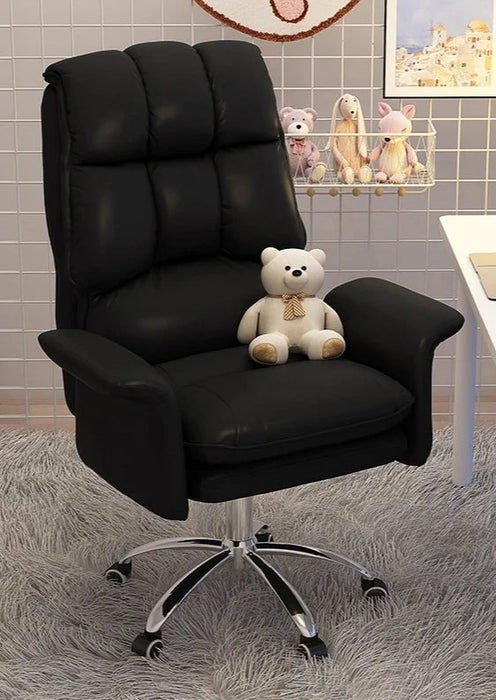 Premium Adjustable Leather Gaming Recliner with Ergonomic Design