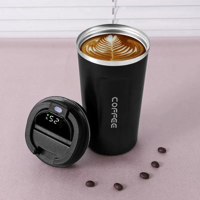 Smart LED Temperature Display Thermal Coffee Mug - 380/510ml Stainless Steel Insulated Cup