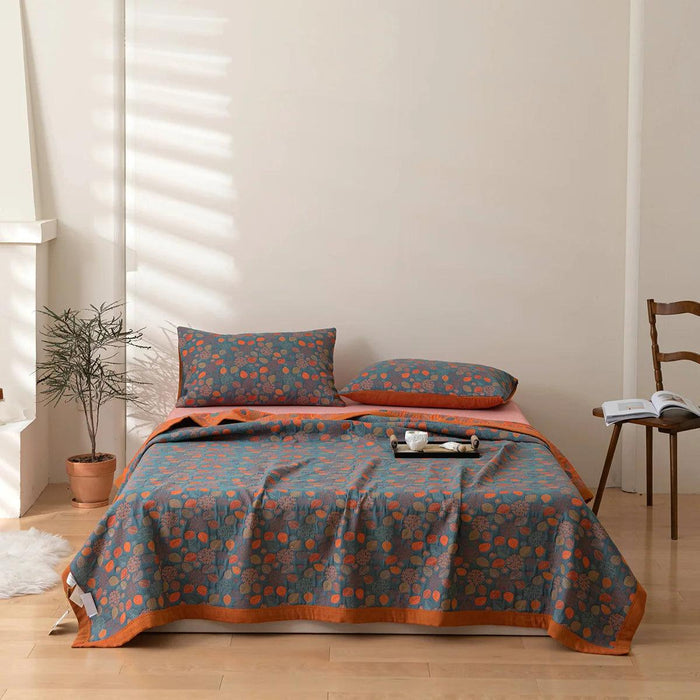 Ethnic-Inspired Cotton Gauze Bedspread Blanket for Ultimate Comfort