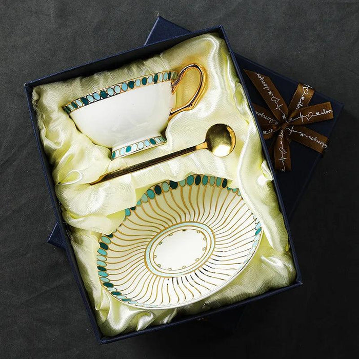 European Elegance: Exquisite Bone China Afternoon Tea Set for Luxurious Indulgence