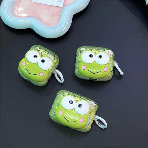 Charming Sanrio 3D Keroppi AirPods & Pro Case - Fun and Reliable Earphone Protector