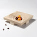 Travertine Tray: Elegant Minimalist Home Decor and Storage Essential