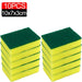 Super-Absorbent Versatile Cleaning Sponges - Effective Dish Brushes for Stubborn Stains and Pot Scrubbing (Multiple Pack Sizes Available)