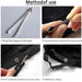 Sewing Revolution: Premium Stainless Steel Bodkin Threader with Elastic Clips
