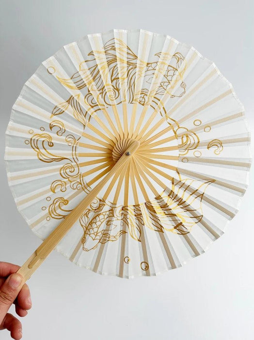 Artisan Bamboo Folding Fan for Women - Elegant Cultural Dance Accessory, Thoughtful Gift & Stylish Home Decor