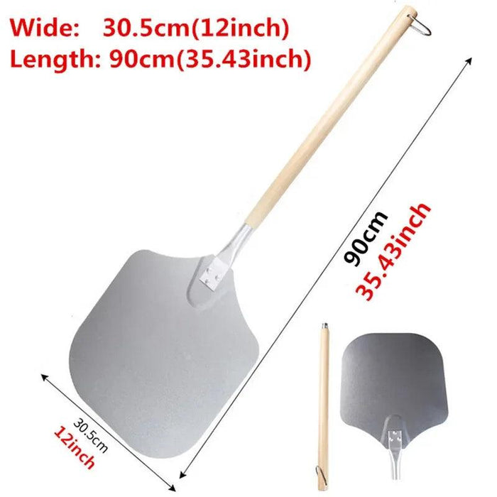 Aluminum Pizza Shovel and Knife Set - Essential Tools for Baking and Cheese Enthusiasts