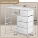 Modern 9-Drawer Dresser with Steel Frame and Wood Top - Stylish Storage Solution