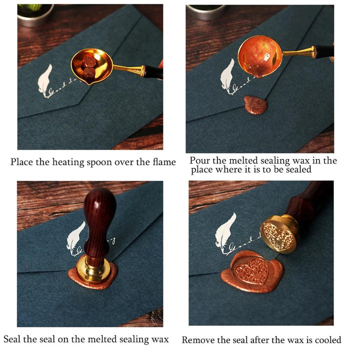 Gryffindor Heritage Wax Seal Set - Magical Mail Keepsake Collection