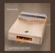 Professional 21-Key Kalimba with Sound Hole - Rosewood Acacia Wood Mbira for Beginners