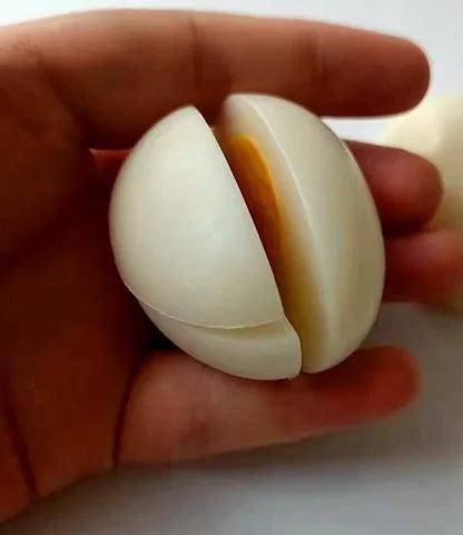 Lifelike Artificial Boiled Egg for Kitchen Decor and Photography Use