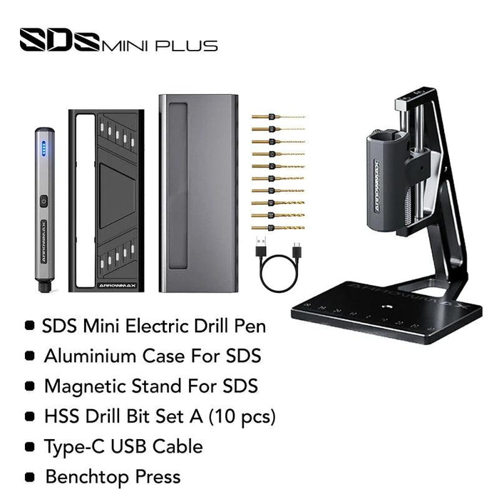 Precision Portable Drill Press Kit with Rechargeable Mini Electric Drill - Perfect for Various Materials