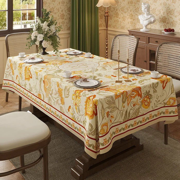 American Farmhouse Chic Waterproof Table Cover - Elevate Your Dining Experience
