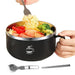 1000ml Travel-Ready Insulated Stainless Steel Bowl with Lid - Ideal for Noodles, Soups, and Salads