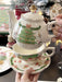 Vintage-Inspired Hand-Drawn Christmas Tea Set in Gift Box