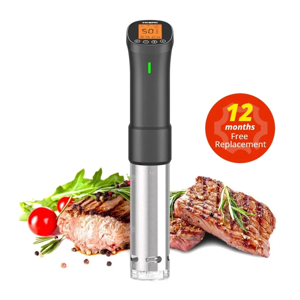Smart Stainless Steel Sous Vide Cooker with Remote Control - INKBIRD Culinary ISV-200W