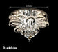 Elegant RGB Dimmable Crystal Ceiling Light for Modern Homes