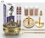 Brass Incense Creation Kit - Versatile Incense Burner Accessories for Yoga, Meditation, and Home Fragrance