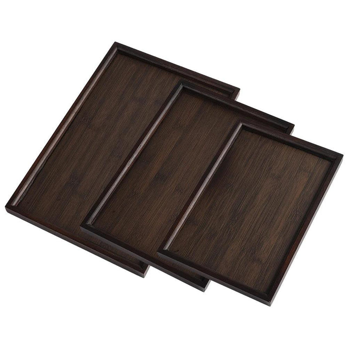 Elegant Bamboo Serving Tray Collection - Stylish and Robust for Every Occasion