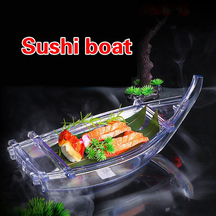 Elegant Sushi Boat Platter Set - Versatile Serving Dish for Asian Cuisine