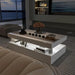 Illuminated White Gloss Coffee Table - Chic Centerpiece for Contemporary Living Rooms