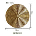 Luxurious Golden Aura Metal Wall Art for Chic Home Decor