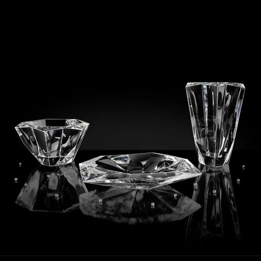 Modern Crystal Vase for Home and Garden Decor