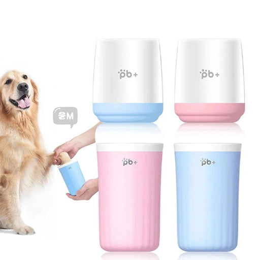 Portable Silicone Dog Paw Cleaner Cup - Effortless Grooming Tool for All Breeds