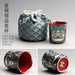 Elegant Authentic Dual-Tone Portable Tea Set for Traditional Kung Fu Brewing