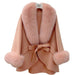 Chic Korean Fox Fur Cape: A Stylish Winter Essential for Women