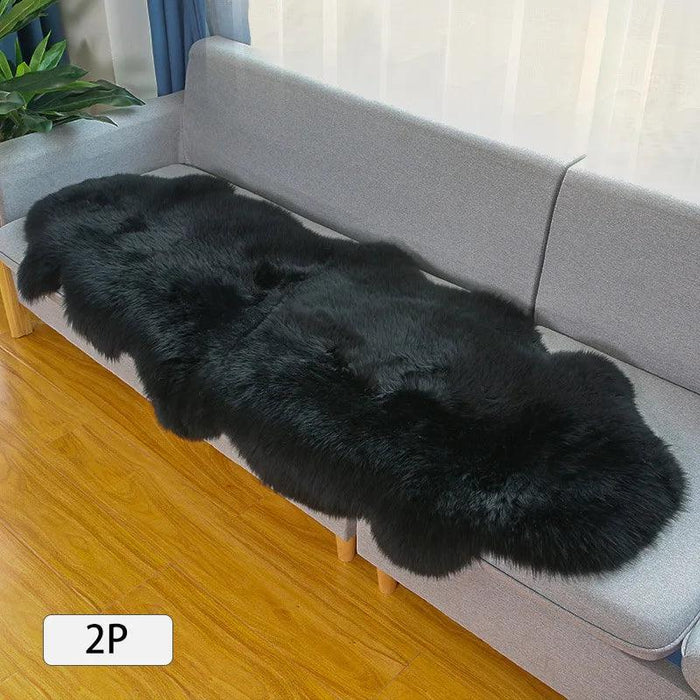 Luxurious Genuine Sheepskin Shag Rug for Ultimate Comfort - Soft, Plush Carpet for Sofa and Chair