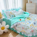 Chic Summer Lightweight Comforter with Ruffled Edges