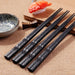 Handcrafted Non-slip Alloy Chopsticks with Unique Carvings