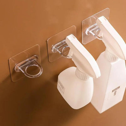 Transparent Suction Cup Hook Set for Effortless Wall Organization