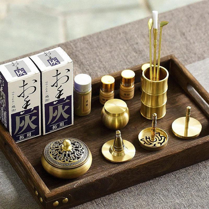 Brass Incense Creation Kit - Versatile Incense Burner Accessories for Yoga, Meditation, and Home Fragrance