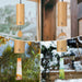 Tranquil Bamboo Wind Chimes - Handmade Outdoor Decor for Meditation and Serenity