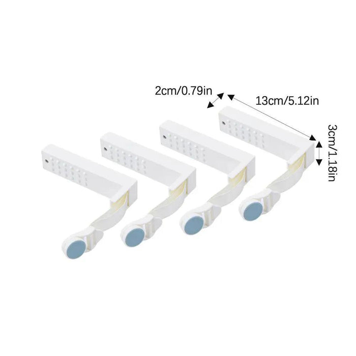 Bedding Clip Set - Adjustable Fasteners for a Tidy Bed Transformation