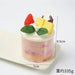 Charming Realistic Faux Cupcake Decoration - 8.5cm PVC Dessert Display