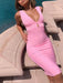 Chic Pink Cut-Out Bodycon Dress - Your Ultimate Summer Statement Piece