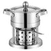 Solo Dining Stainless Steel Pot Set with Integrated Alcohol Burner