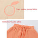 Orange Muslin Collection: Kids’ Stylish Spring/Summer Matching Outfit Set