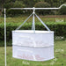 Grey Multi-Layer Mesh Drying Net - Perfect for Vegetables, Laundry, and More