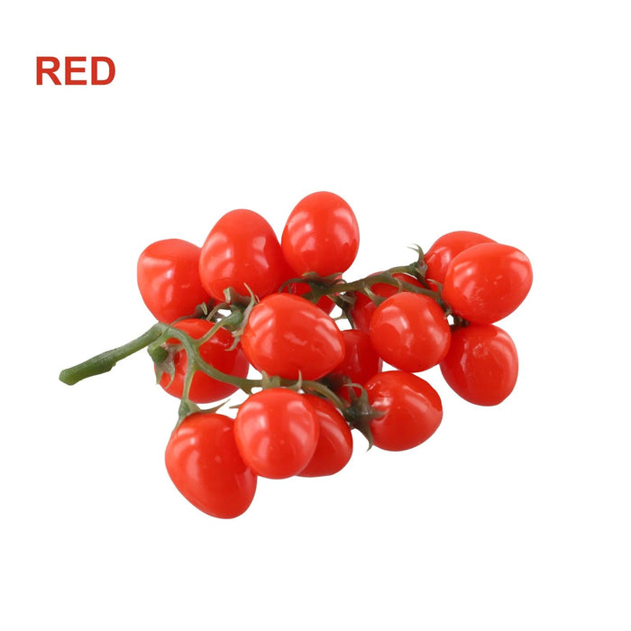 Realistic 19cm Faux Cherry Tomato Bunch for Home Decor and Event Styling