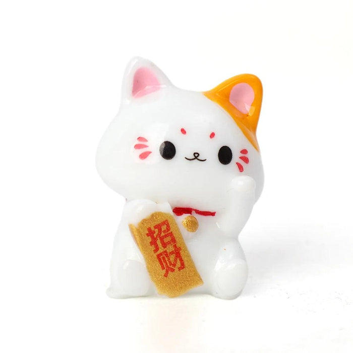 Lucky Cat Dashboard Charms - Maneki Neko Car Accessories for Good Fortune